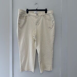 LaneBryant FlexMagic Waistband‎ SignatureFit MidRise StraightCrop Jeans Sz 20